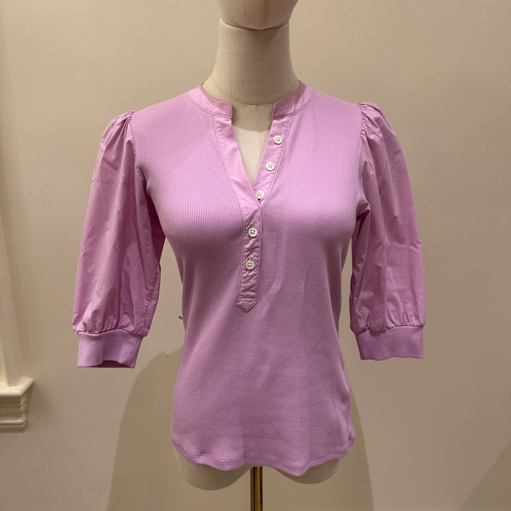 Veronica Beard Puff Sleeve Top